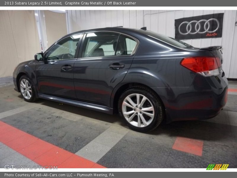 Graphite Gray Metallic / Off Black Leather 2013 Subaru Legacy 2.5i Limited