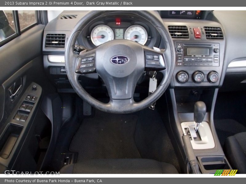 Dark Gray Metallic / Black 2013 Subaru Impreza 2.0i Premium 4 Door