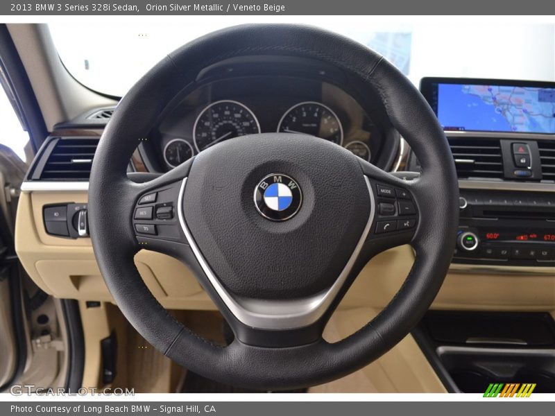 Orion Silver Metallic / Veneto Beige 2013 BMW 3 Series 328i Sedan