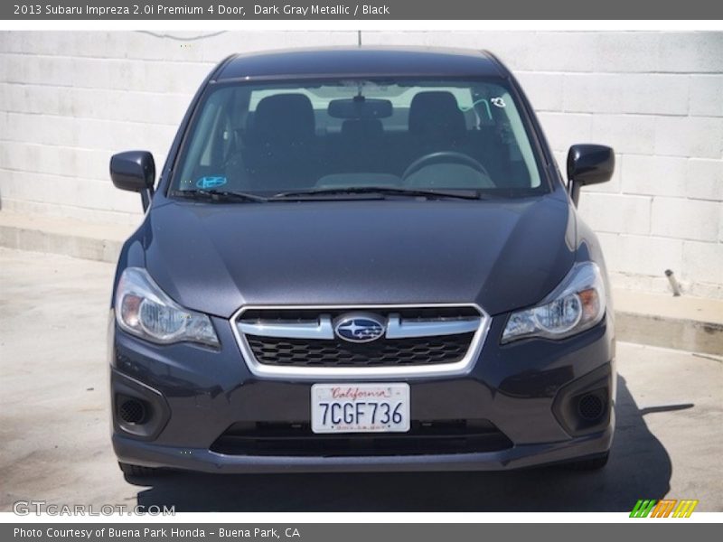 Dark Gray Metallic / Black 2013 Subaru Impreza 2.0i Premium 4 Door