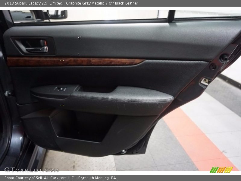 Graphite Gray Metallic / Off Black Leather 2013 Subaru Legacy 2.5i Limited