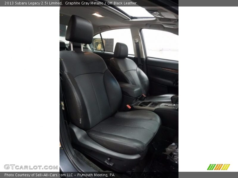 Graphite Gray Metallic / Off Black Leather 2013 Subaru Legacy 2.5i Limited