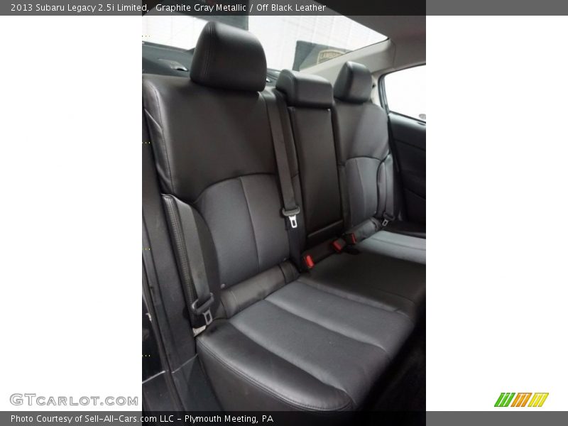 Graphite Gray Metallic / Off Black Leather 2013 Subaru Legacy 2.5i Limited