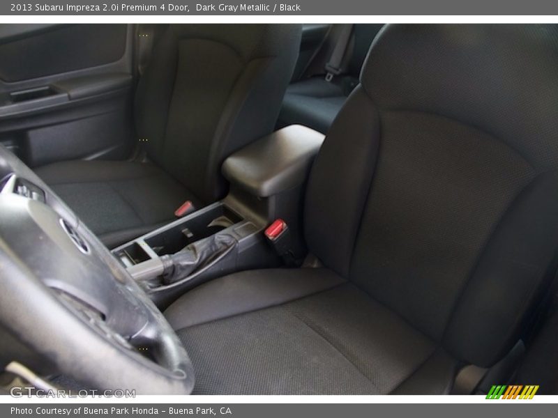 Dark Gray Metallic / Black 2013 Subaru Impreza 2.0i Premium 4 Door
