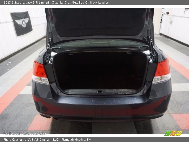 Graphite Gray Metallic / Off Black Leather 2013 Subaru Legacy 2.5i Limited