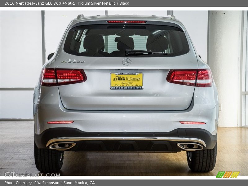 Iridium Silver Metallic / Black 2016 Mercedes-Benz GLC 300 4Matic