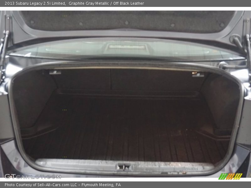 Graphite Gray Metallic / Off Black Leather 2013 Subaru Legacy 2.5i Limited