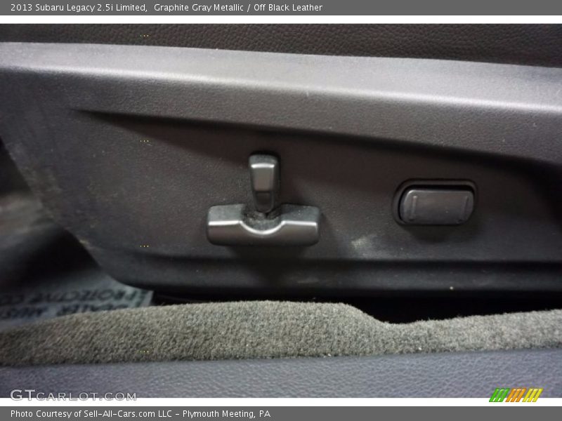 Graphite Gray Metallic / Off Black Leather 2013 Subaru Legacy 2.5i Limited