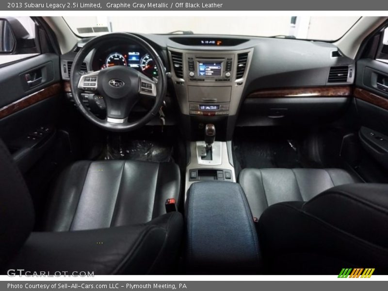 Graphite Gray Metallic / Off Black Leather 2013 Subaru Legacy 2.5i Limited