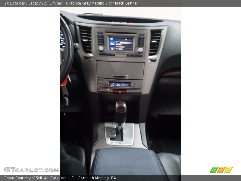 Graphite Gray Metallic / Off Black Leather 2013 Subaru Legacy 2.5i Limited