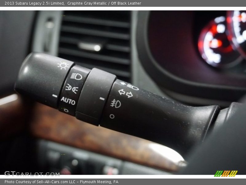 Graphite Gray Metallic / Off Black Leather 2013 Subaru Legacy 2.5i Limited