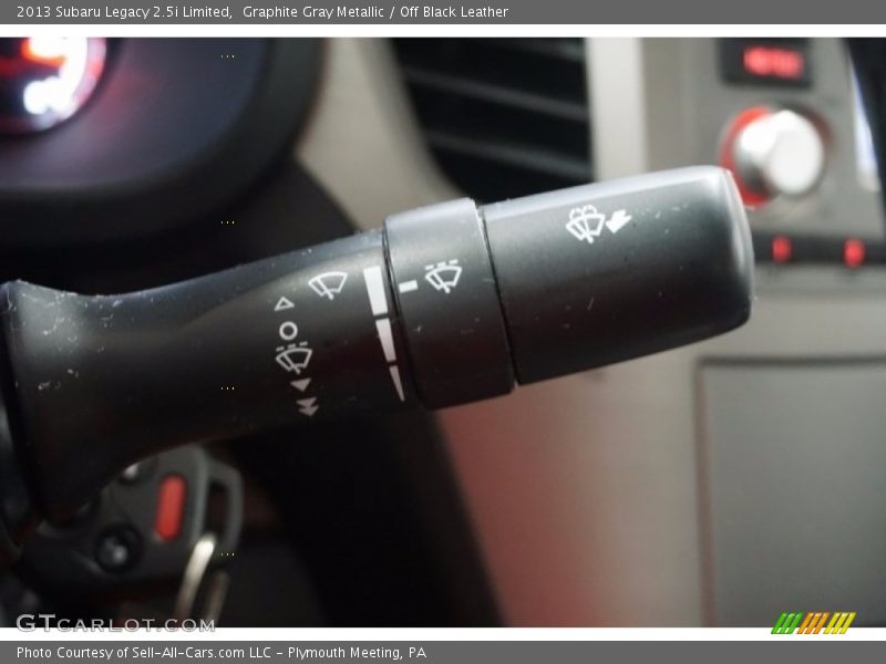 Graphite Gray Metallic / Off Black Leather 2013 Subaru Legacy 2.5i Limited