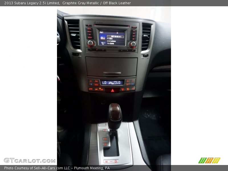 Graphite Gray Metallic / Off Black Leather 2013 Subaru Legacy 2.5i Limited
