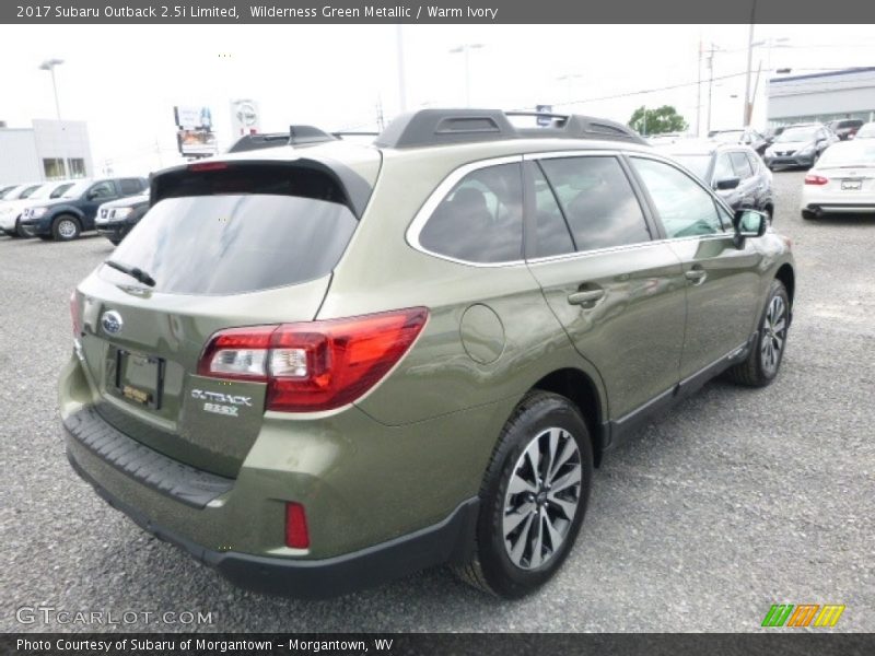 Wilderness Green Metallic / Warm Ivory 2017 Subaru Outback 2.5i Limited