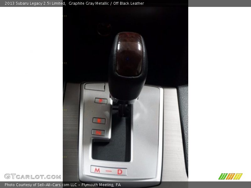 Graphite Gray Metallic / Off Black Leather 2013 Subaru Legacy 2.5i Limited