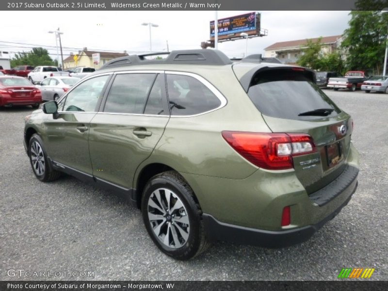 Wilderness Green Metallic / Warm Ivory 2017 Subaru Outback 2.5i Limited