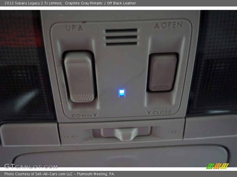 Graphite Gray Metallic / Off Black Leather 2013 Subaru Legacy 2.5i Limited