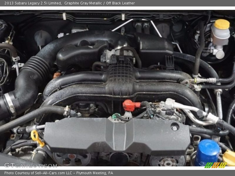 Graphite Gray Metallic / Off Black Leather 2013 Subaru Legacy 2.5i Limited