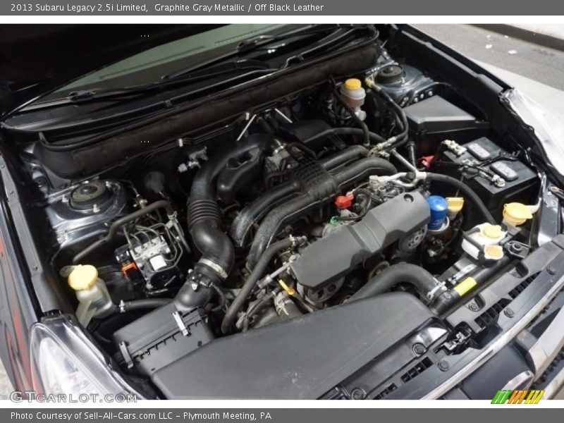 Graphite Gray Metallic / Off Black Leather 2013 Subaru Legacy 2.5i Limited
