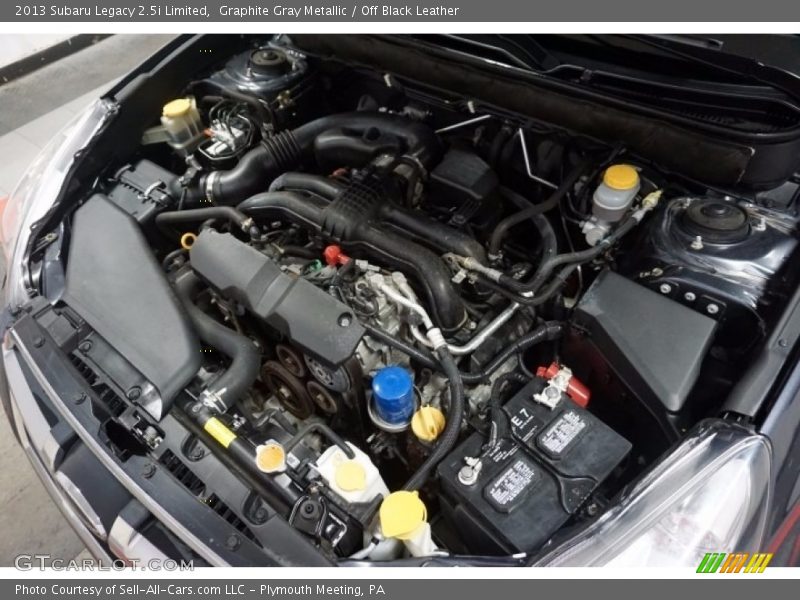 Graphite Gray Metallic / Off Black Leather 2013 Subaru Legacy 2.5i Limited