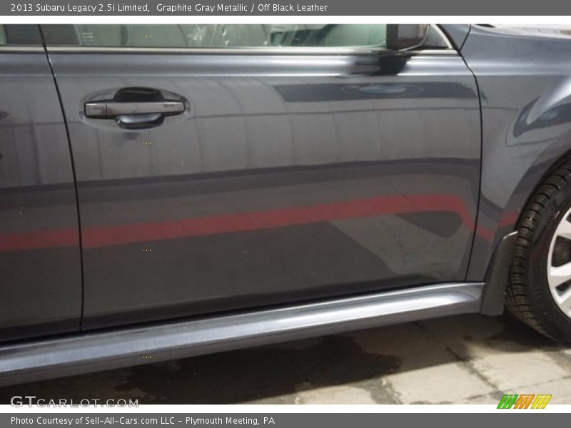 Graphite Gray Metallic / Off Black Leather 2013 Subaru Legacy 2.5i Limited