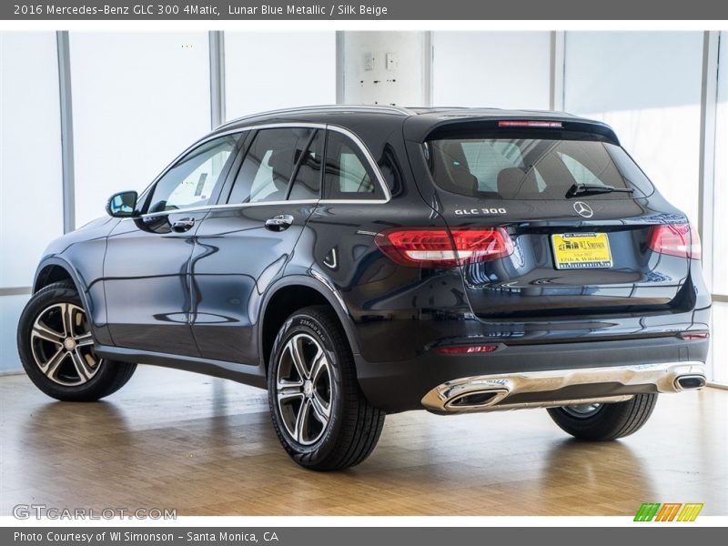 Lunar Blue Metallic / Silk Beige 2016 Mercedes-Benz GLC 300 4Matic