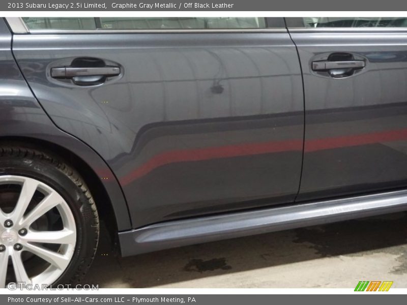Graphite Gray Metallic / Off Black Leather 2013 Subaru Legacy 2.5i Limited