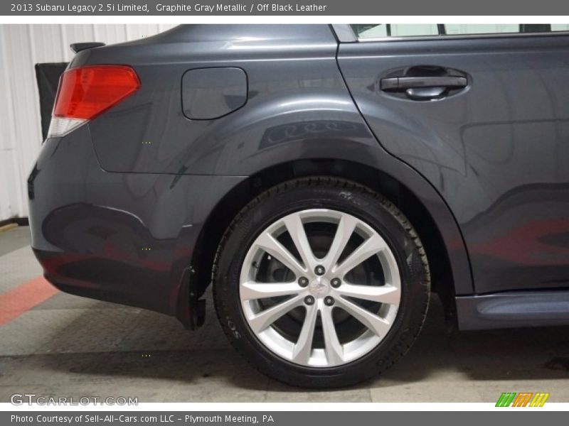 Graphite Gray Metallic / Off Black Leather 2013 Subaru Legacy 2.5i Limited