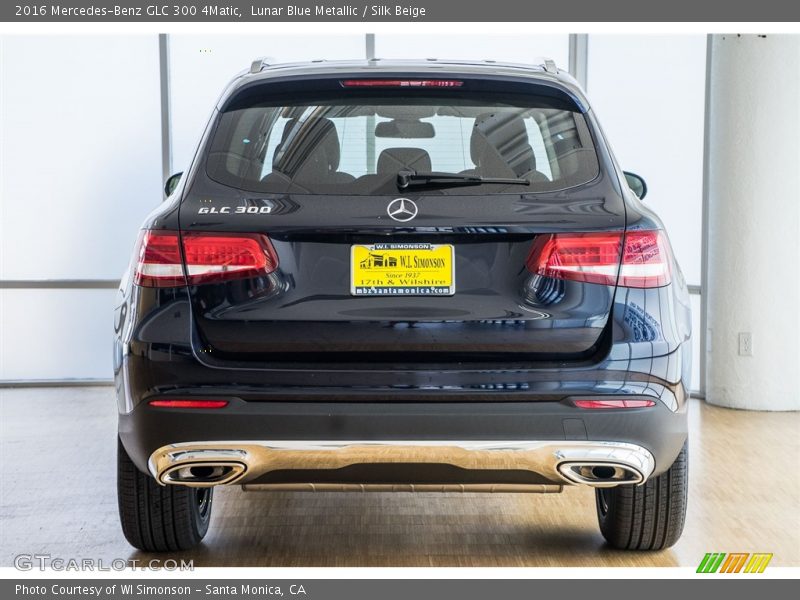 Lunar Blue Metallic / Silk Beige 2016 Mercedes-Benz GLC 300 4Matic