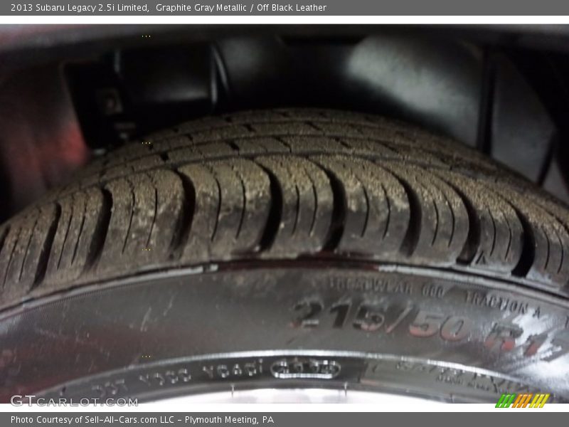 Graphite Gray Metallic / Off Black Leather 2013 Subaru Legacy 2.5i Limited