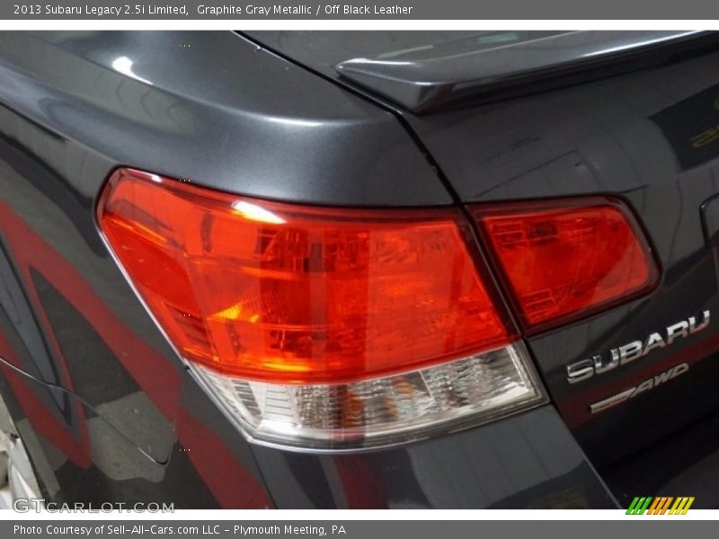Graphite Gray Metallic / Off Black Leather 2013 Subaru Legacy 2.5i Limited