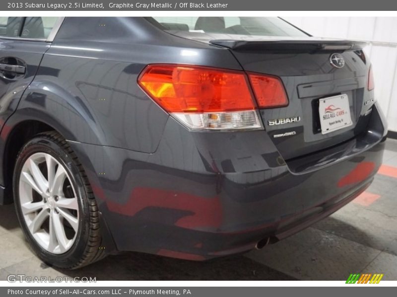 Graphite Gray Metallic / Off Black Leather 2013 Subaru Legacy 2.5i Limited