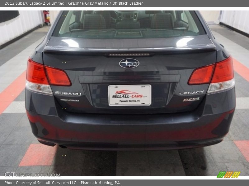 Graphite Gray Metallic / Off Black Leather 2013 Subaru Legacy 2.5i Limited