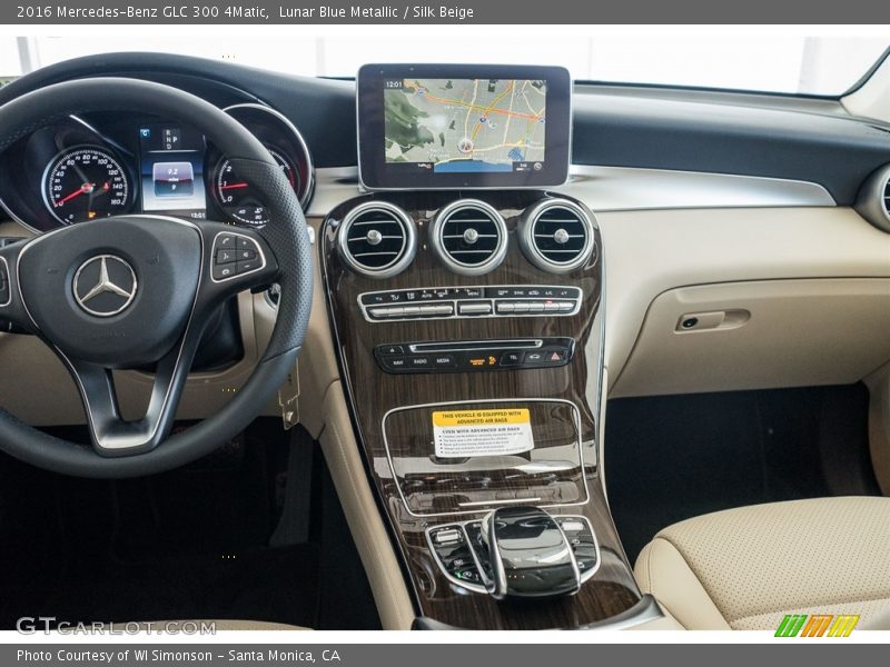 Lunar Blue Metallic / Silk Beige 2016 Mercedes-Benz GLC 300 4Matic