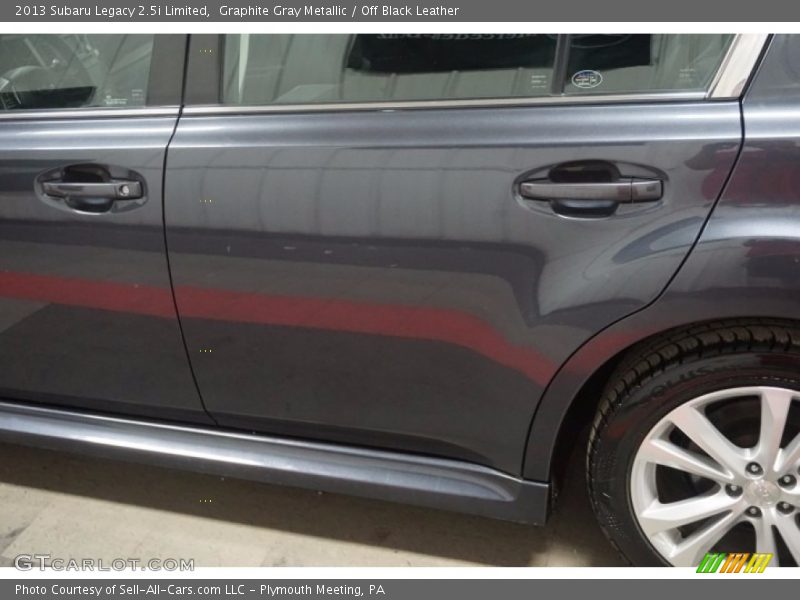 Graphite Gray Metallic / Off Black Leather 2013 Subaru Legacy 2.5i Limited