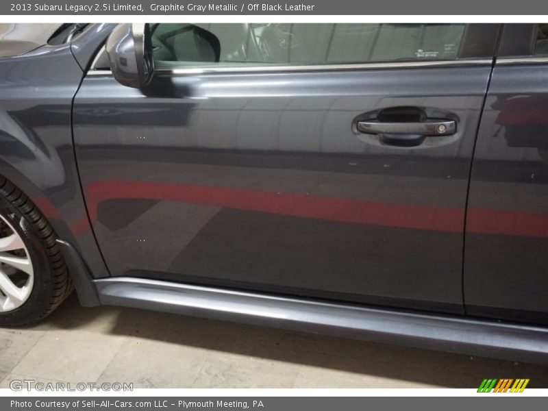 Graphite Gray Metallic / Off Black Leather 2013 Subaru Legacy 2.5i Limited