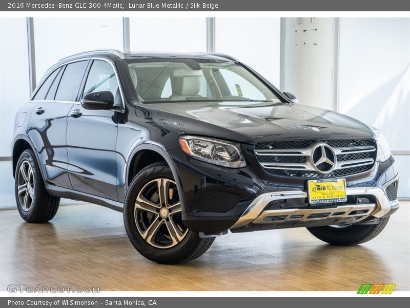 Lunar Blue Metallic / Silk Beige 2016 Mercedes-Benz GLC 300 4Matic
