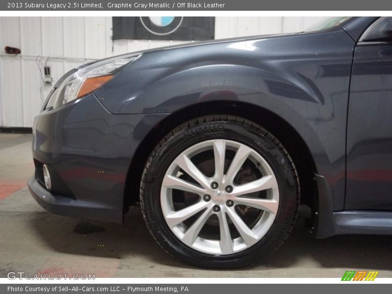 Graphite Gray Metallic / Off Black Leather 2013 Subaru Legacy 2.5i Limited