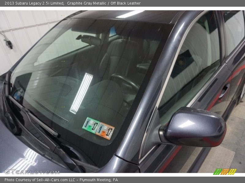 Graphite Gray Metallic / Off Black Leather 2013 Subaru Legacy 2.5i Limited