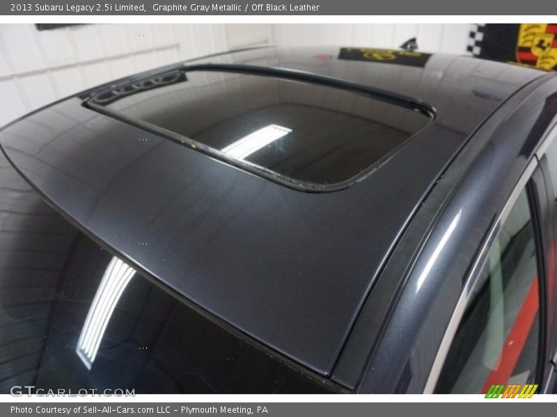 Graphite Gray Metallic / Off Black Leather 2013 Subaru Legacy 2.5i Limited