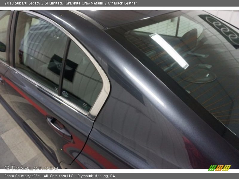 Graphite Gray Metallic / Off Black Leather 2013 Subaru Legacy 2.5i Limited