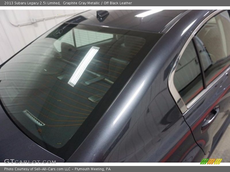 Graphite Gray Metallic / Off Black Leather 2013 Subaru Legacy 2.5i Limited