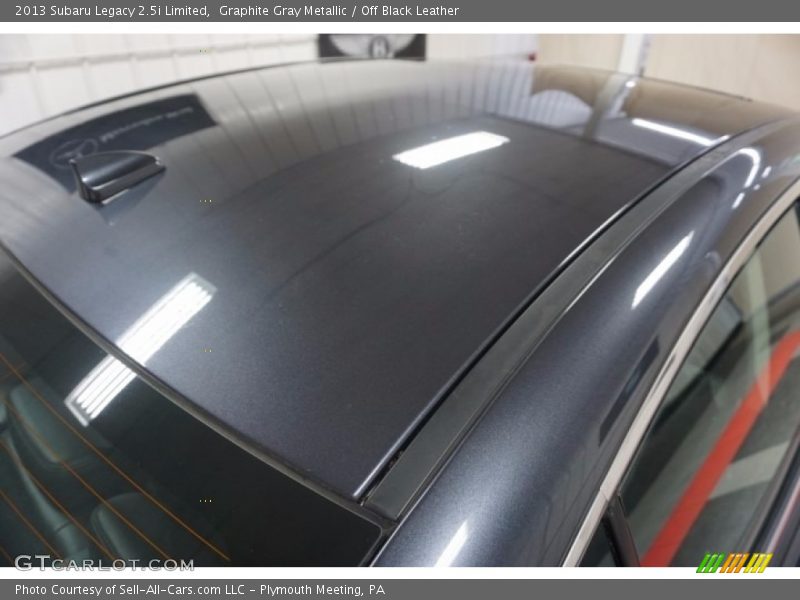 Graphite Gray Metallic / Off Black Leather 2013 Subaru Legacy 2.5i Limited