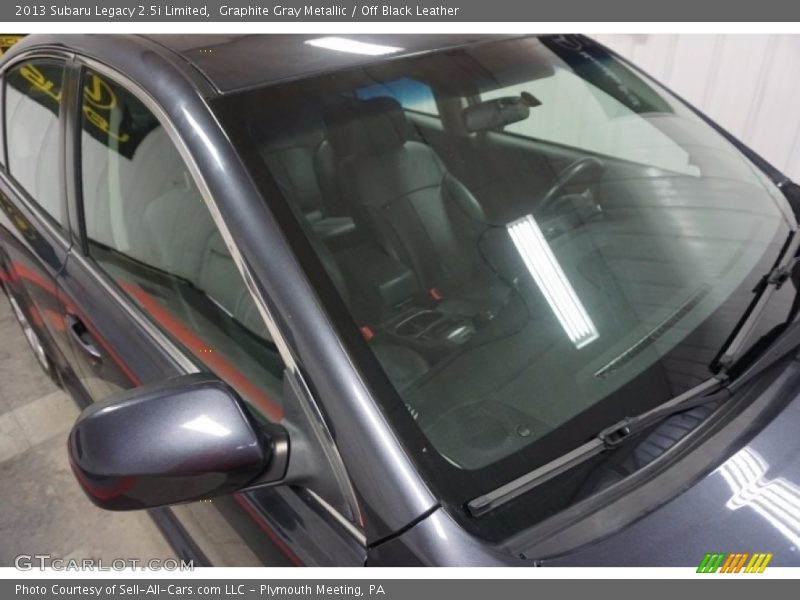 Graphite Gray Metallic / Off Black Leather 2013 Subaru Legacy 2.5i Limited
