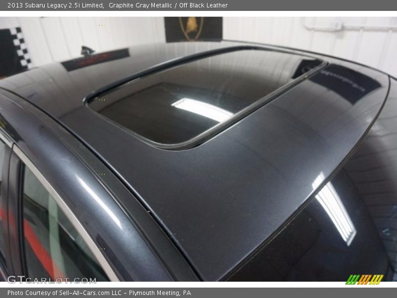 Graphite Gray Metallic / Off Black Leather 2013 Subaru Legacy 2.5i Limited