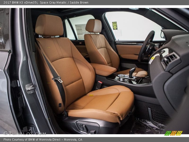  2017 X3 xDrive35i Saddle Brown Interior