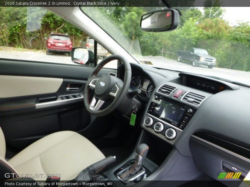 Crystal Black Silica / Ivory 2016 Subaru Crosstrek 2.0i Limited