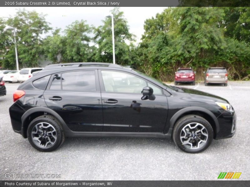 Crystal Black Silica / Ivory 2016 Subaru Crosstrek 2.0i Limited