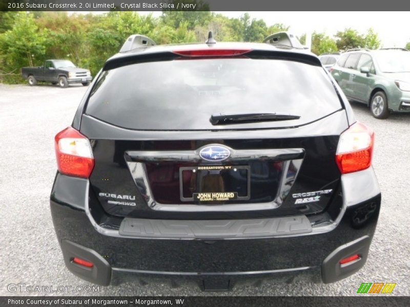 Crystal Black Silica / Ivory 2016 Subaru Crosstrek 2.0i Limited