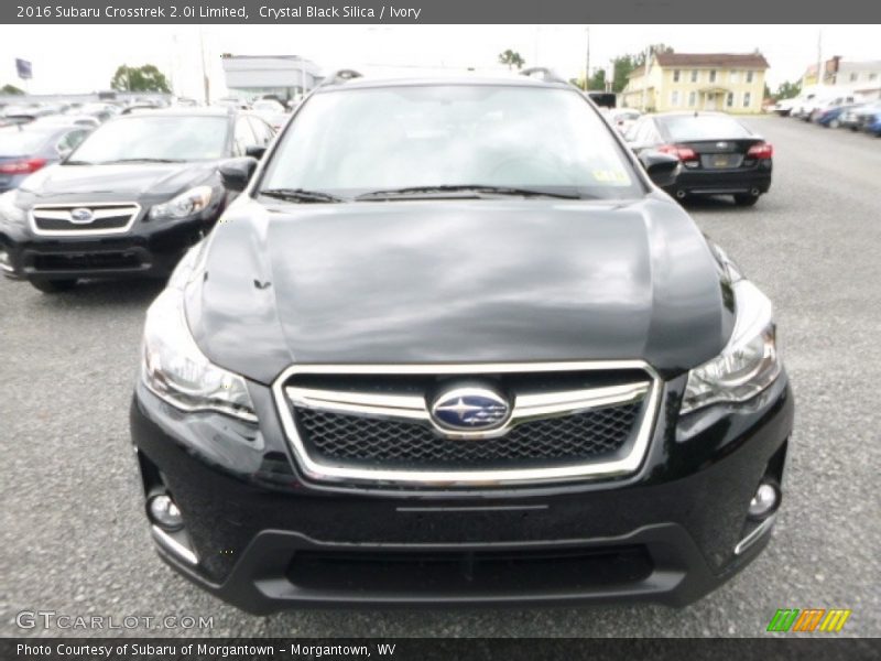 Crystal Black Silica / Ivory 2016 Subaru Crosstrek 2.0i Limited